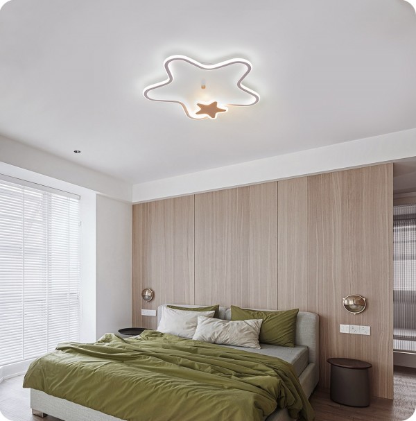 LED 이단 별 방등 LED 50W 아이방 조명 키즈 천장 이단별 인테리어 3색상 골드 핑크 블루 5700K 3000K 플리커프리